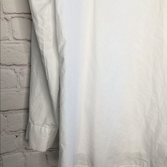 Zara Trafaluc Womens White Dress Shirt Sleeve Side Accent - Picture 13 of 16